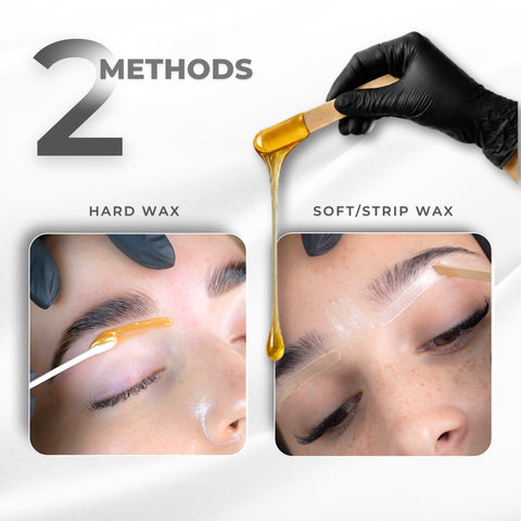 Carvd Academy Brow Waxing Mini Masterclass — 2 professional brow waxing methods demonstrated including soft strip wax and hard wax techniques to cater to every client skin type and sensitivity level