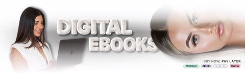 Carvd Academy digital ebooks collection — business and social media guides for brow artists and beauty professionals including the $100K Beauty Business Formula and Social Media Content Ebook to scale income, grow clientele and build a profitable beauty business. Carved Academy