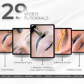 Carvd Academy Lamination, Dye and Tint Masterclass — 29 video tutorials covering 3 mapping styles, 2 waxing styles, 7 product tutorials, 4 full length treatments, positioning, consultation, patch test and colour softening