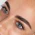 Carvd Academy student brow lamination and dye result after completing the Ultimate Brows and Business Course — beautifully shaped, defined and laminated brows achieved by a student trained through Carvd Academy online brow education by global educator Zoe Sloane