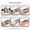 Carvd Academy Ultimate Brows and Business Course bundle — includes Lamination Dye and Tint Complete Masterclass, Bronsun Dye and Lamination Tutorial, Concealer Brow Sculpt Viral Tutorial, Signature Advanced Mini Tutorial, Brow Mapping Mini Masterclass and Brow Waxing Mini Masterclass
